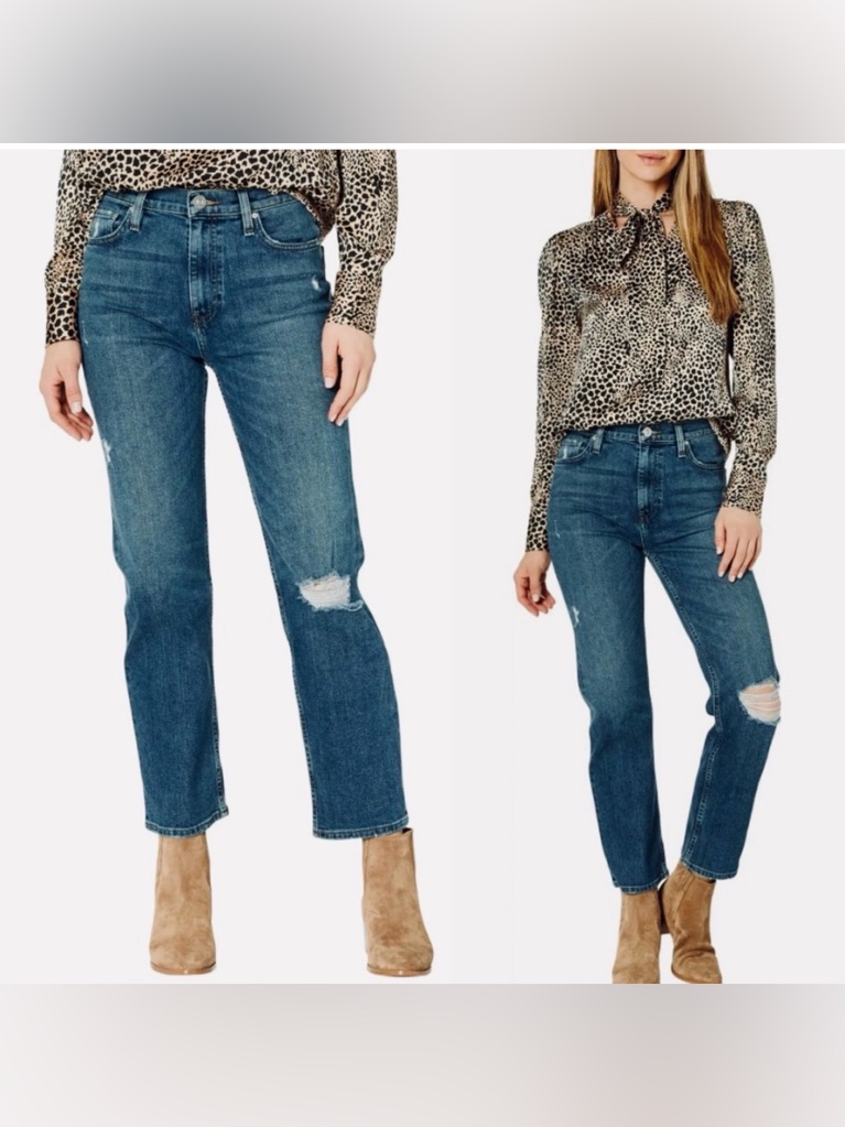 Hudson Jeans Remi Straight Ankle Blue Jeans Size 26 Nwt